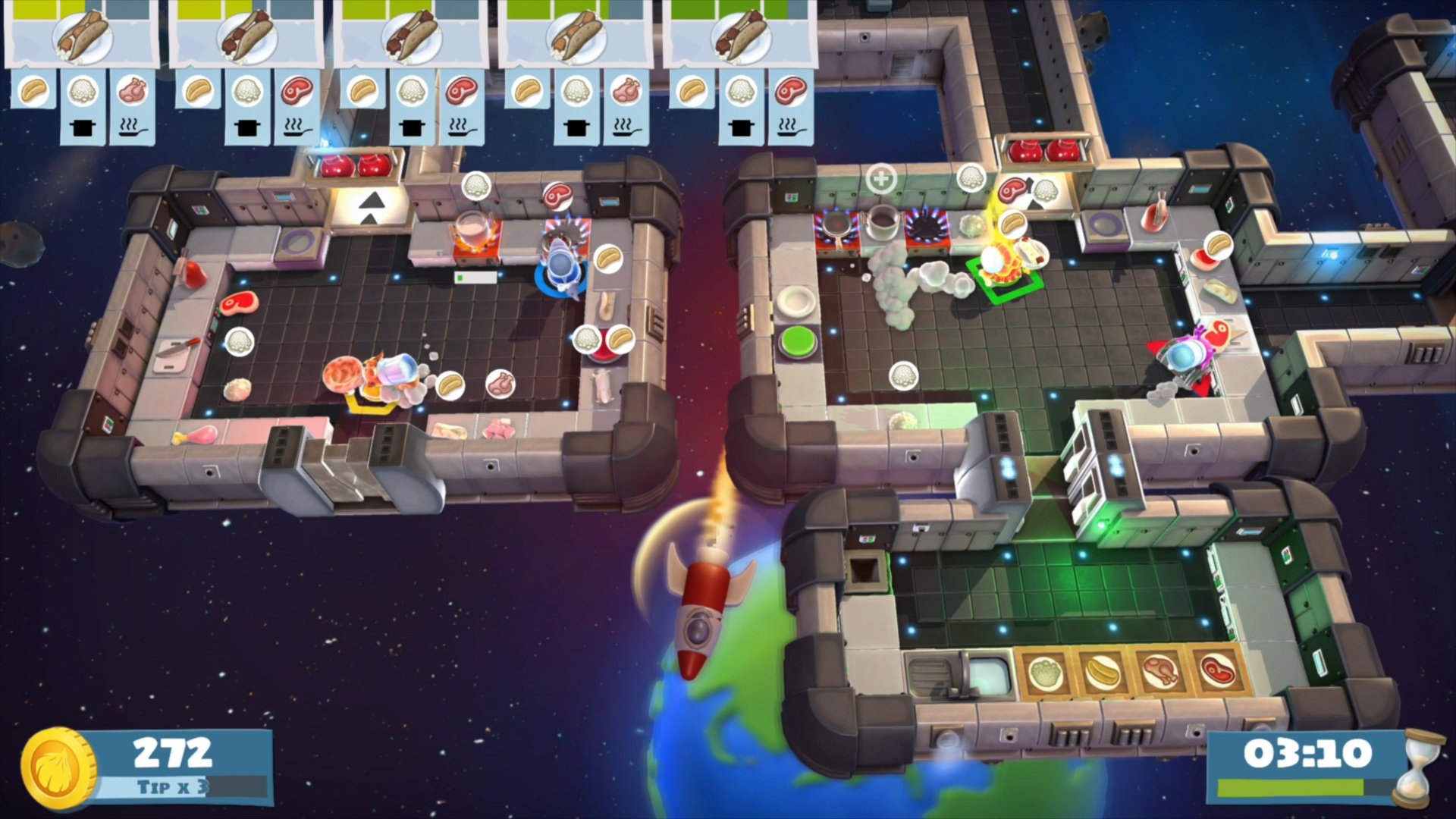 Overcooked! All You Can Eat PS5 Gameplay 
