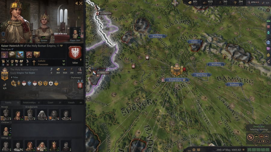 Crusader Kings III: Console Edition Review - Screenshot 1 of 9