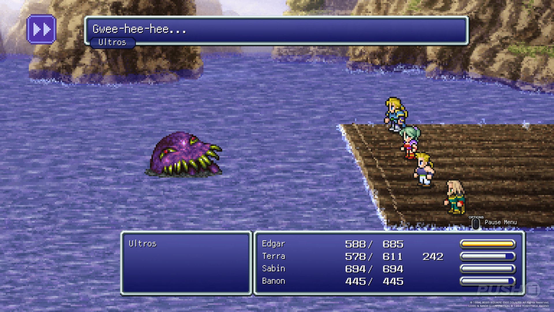Here's the first official screenshot of the Final Fantasy 6 Pixel Remaster