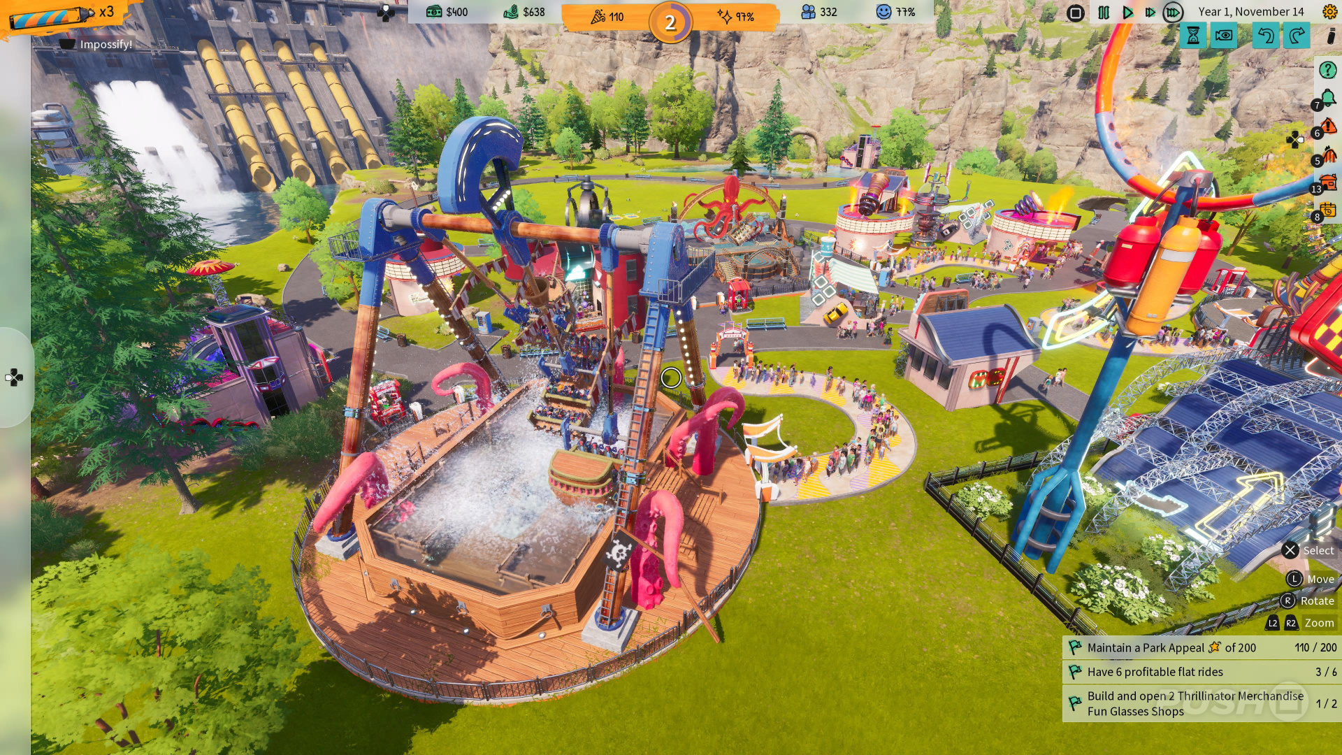 Park Beyond is a theme park sim that allows its players to create