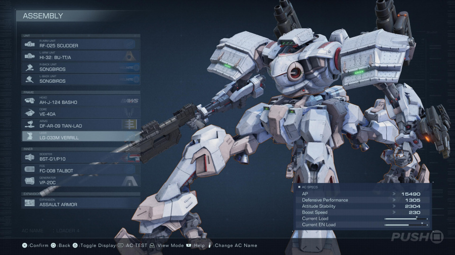 Raven Test (Armored Core 1), Armored Core Wiki