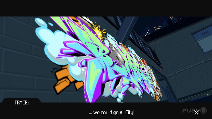 Bomb Rush Cyberfunk Review - Screenshot 2 of 6