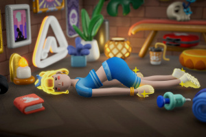 Exhausted Man Screenshot