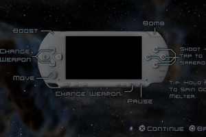 Super Stardust Portable Screenshot