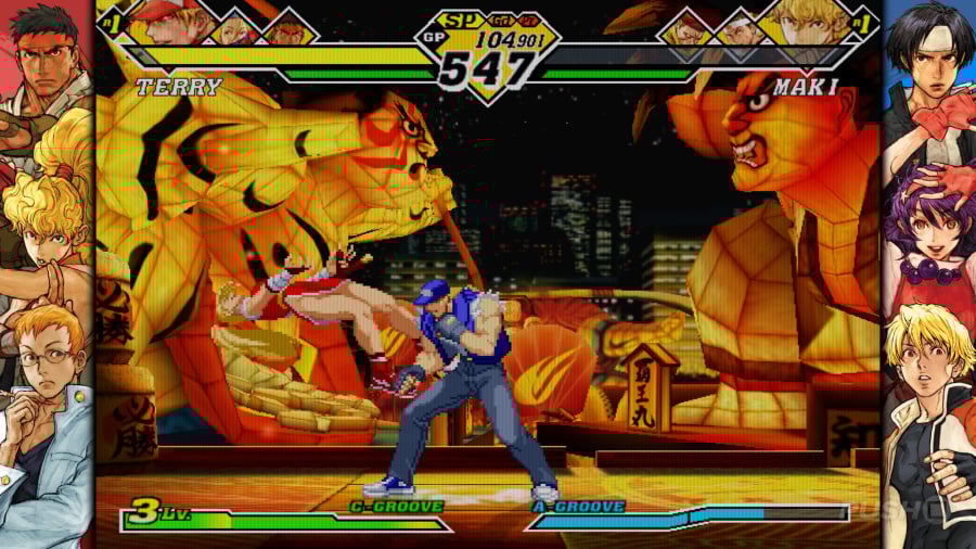 Screenshot of Capcom Fighting Collection 2 (PlayStation 4)