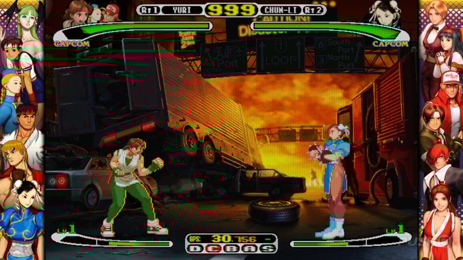 Screenshot of Capcom Fighting Collection 2 (PlayStation 4)