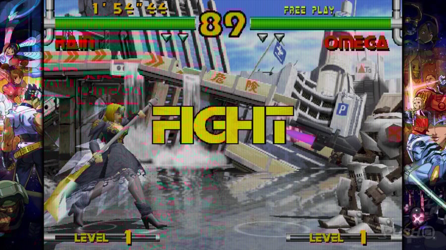 Screenshot of Capcom Fighting Collection 2 (PlayStation 4)
