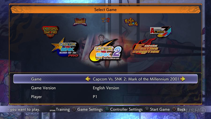 Screenshot of Capcom Fighting Collection 2 (PlayStation 4)