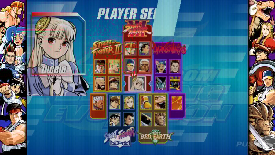 Screenshot of Capcom Fighting Collection 2 (PlayStation 4)
