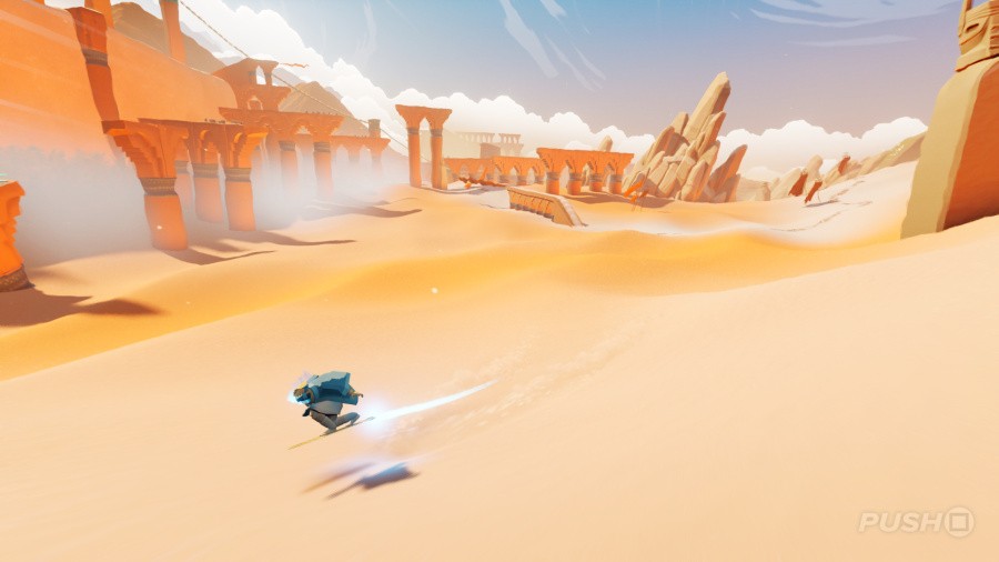 Sword of the Sea Review - Screenshot 2 of 4