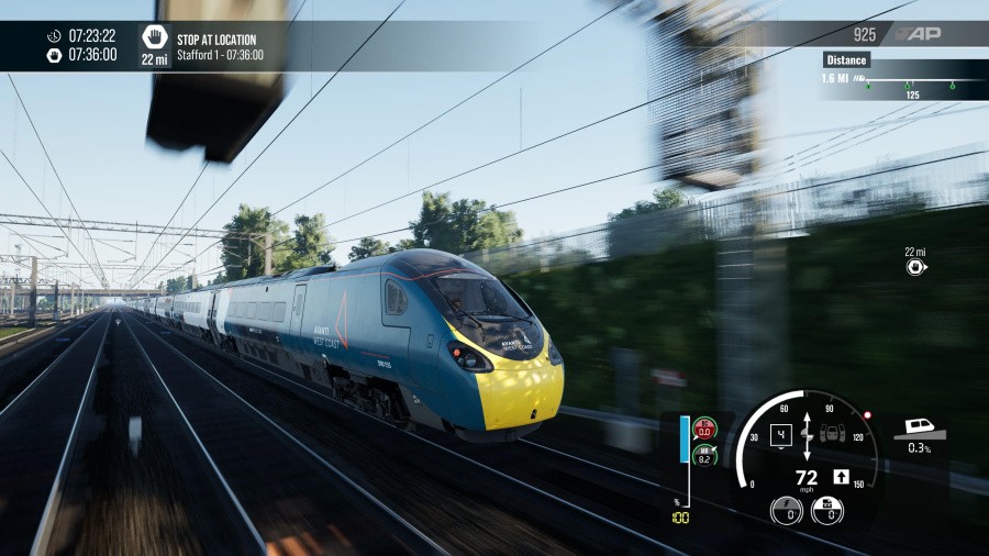 Обзор железнодорожного симулятора Train Sim World 7 для PlayStation 5 Поезд на железнодорожных путях в игре Train Sim World 7