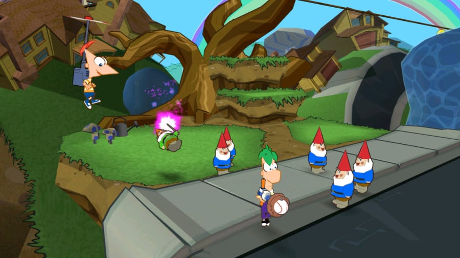 Phineas and Ferb: Across the Second Dimension Review - Screenshot 1 of 4