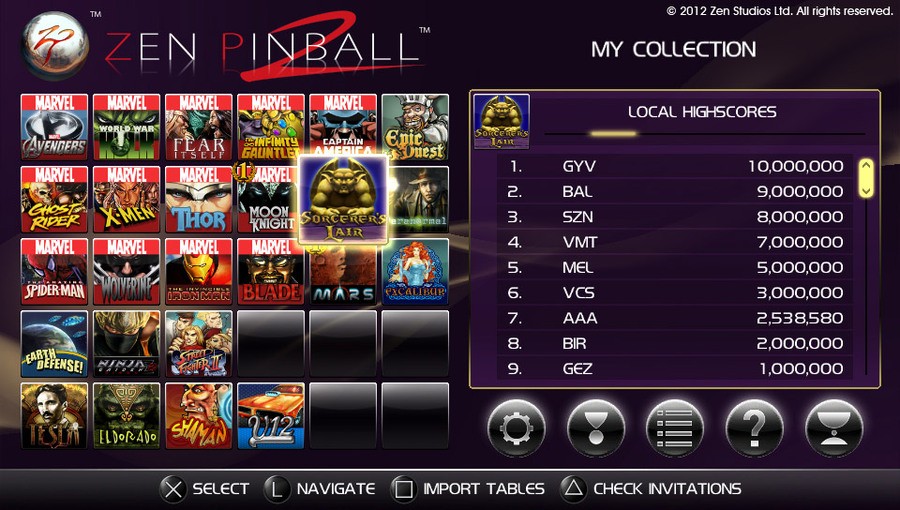 the pinball arcade vs zen pinball 2 on ps4