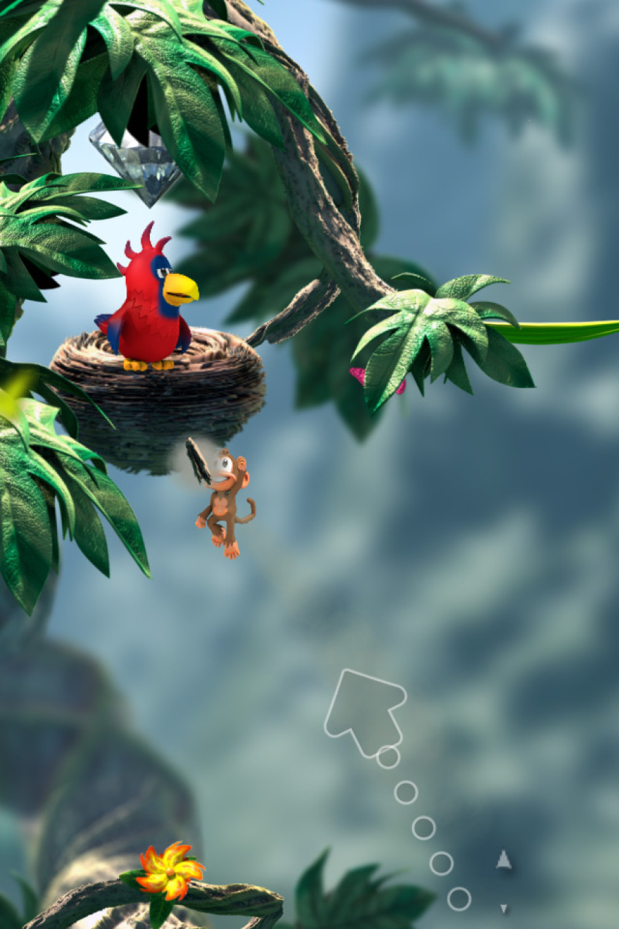 Screenshot of Chimpact (PlayStation Mobile)