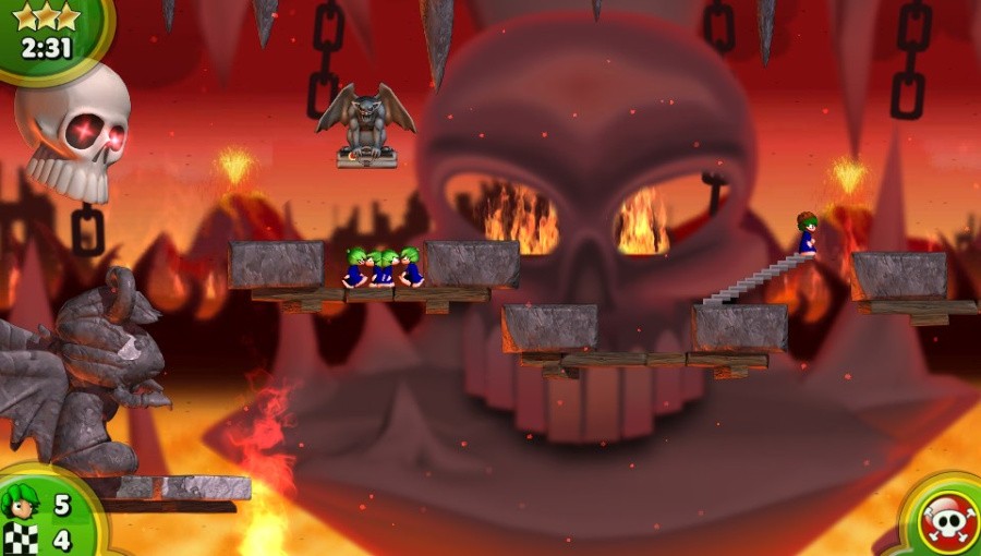 Lemmings Touch Review - Screenshot 2 of 4