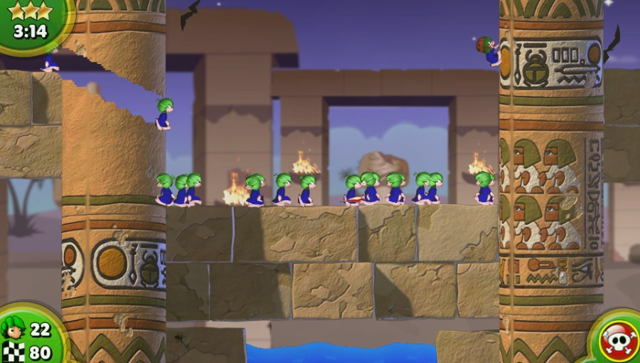 Lemmings Touch Review - Screenshot 3 of 4