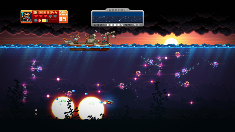 Aqua Kitty: Milk Mine Defender DX Review - Screenshot 2 of 3