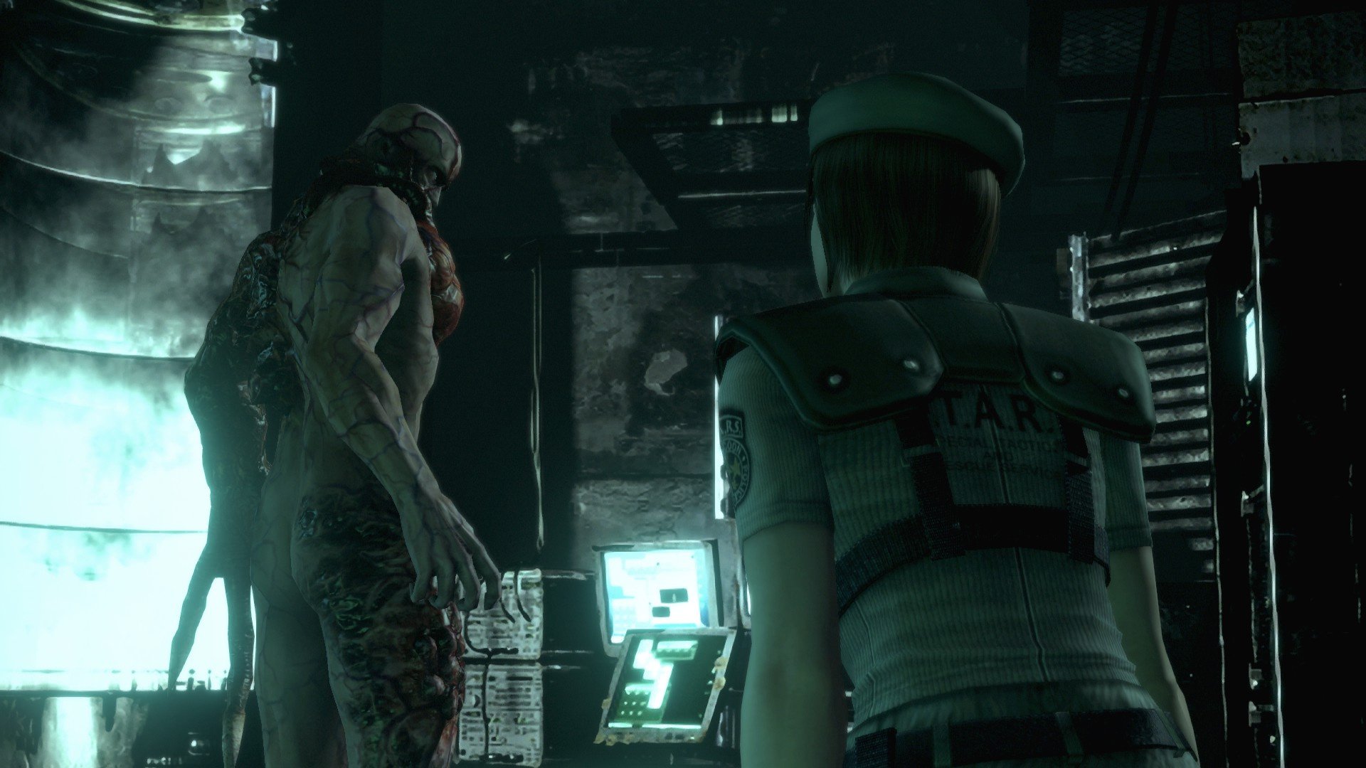 A Resident Evil HD remake on PS4 screenshot Stock Photo - Alamy