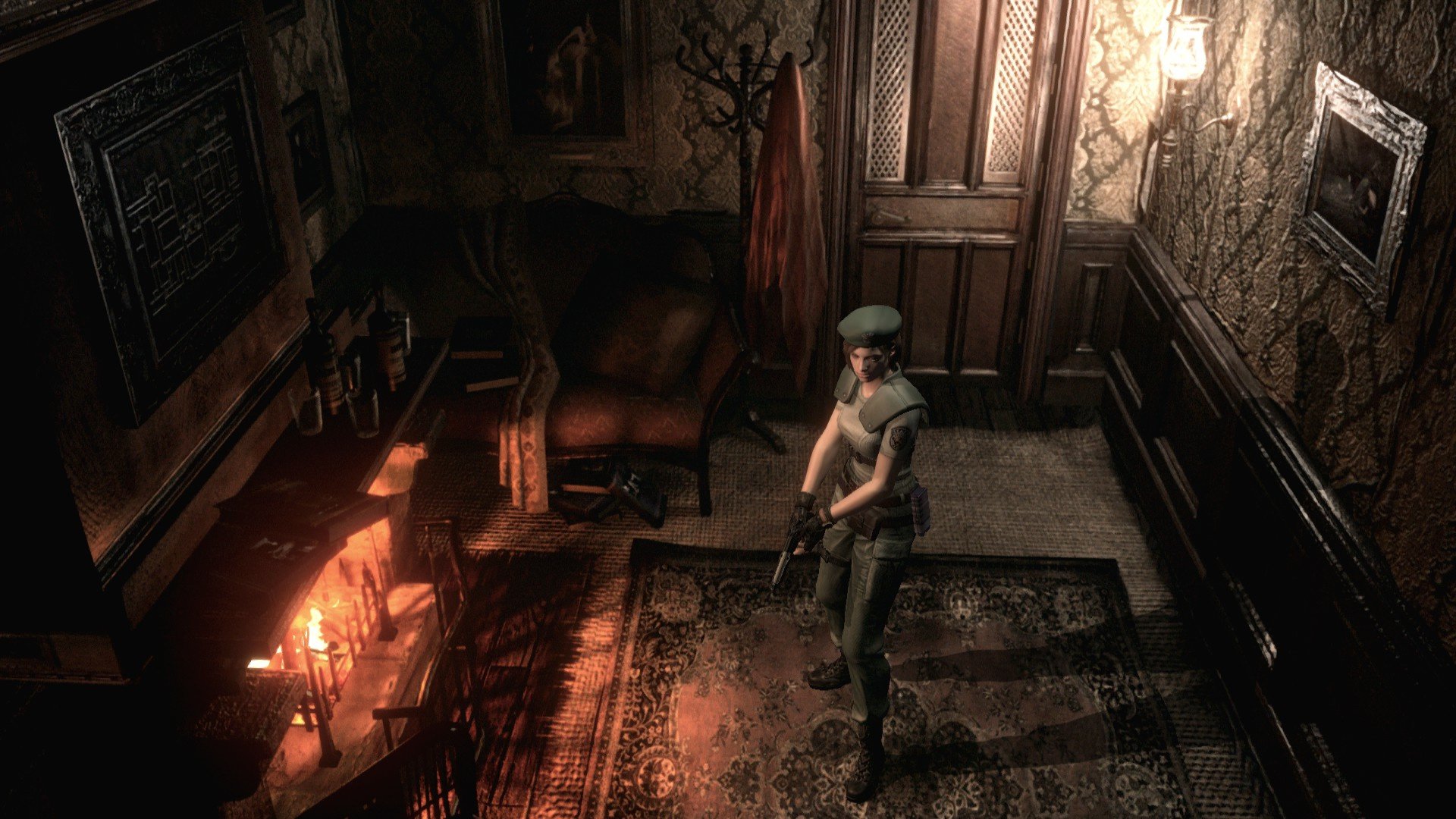 A Resident Evil HD remake on PS4 screenshot Stock Photo - Alamy