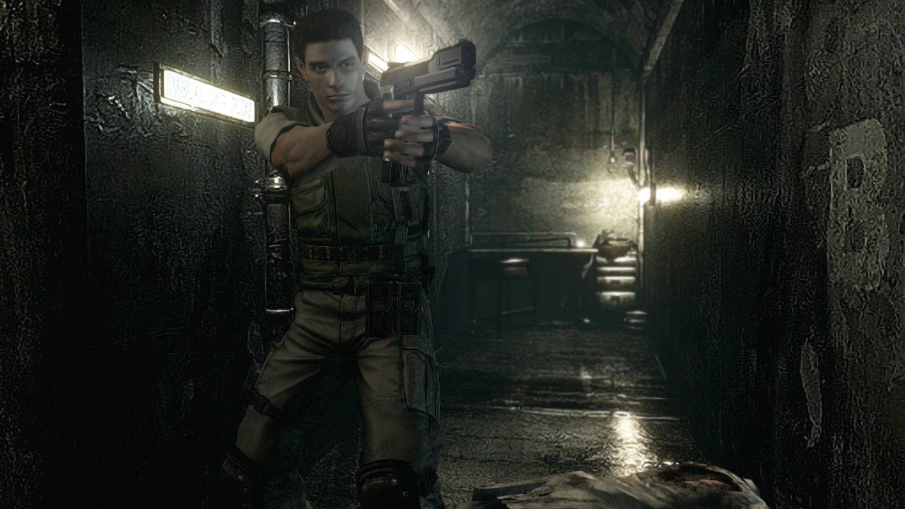 A Resident Evil HD remake on PS4 screenshot Stock Photo - Alamy