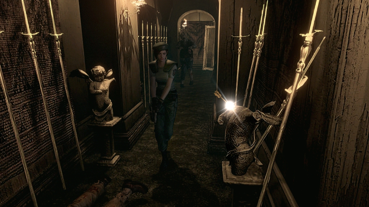 A Resident Evil HD remake on PS4 screenshot Stock Photo - Alamy