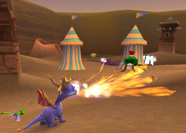 spyro game witb baby dragons