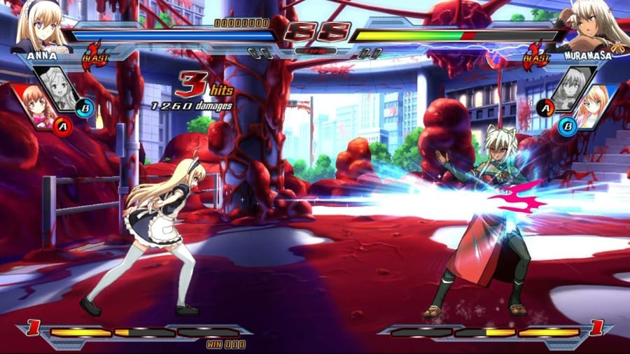 Nitroplus Blasterz: Heroines Infinite Duel Review - Screenshot 1 of 5