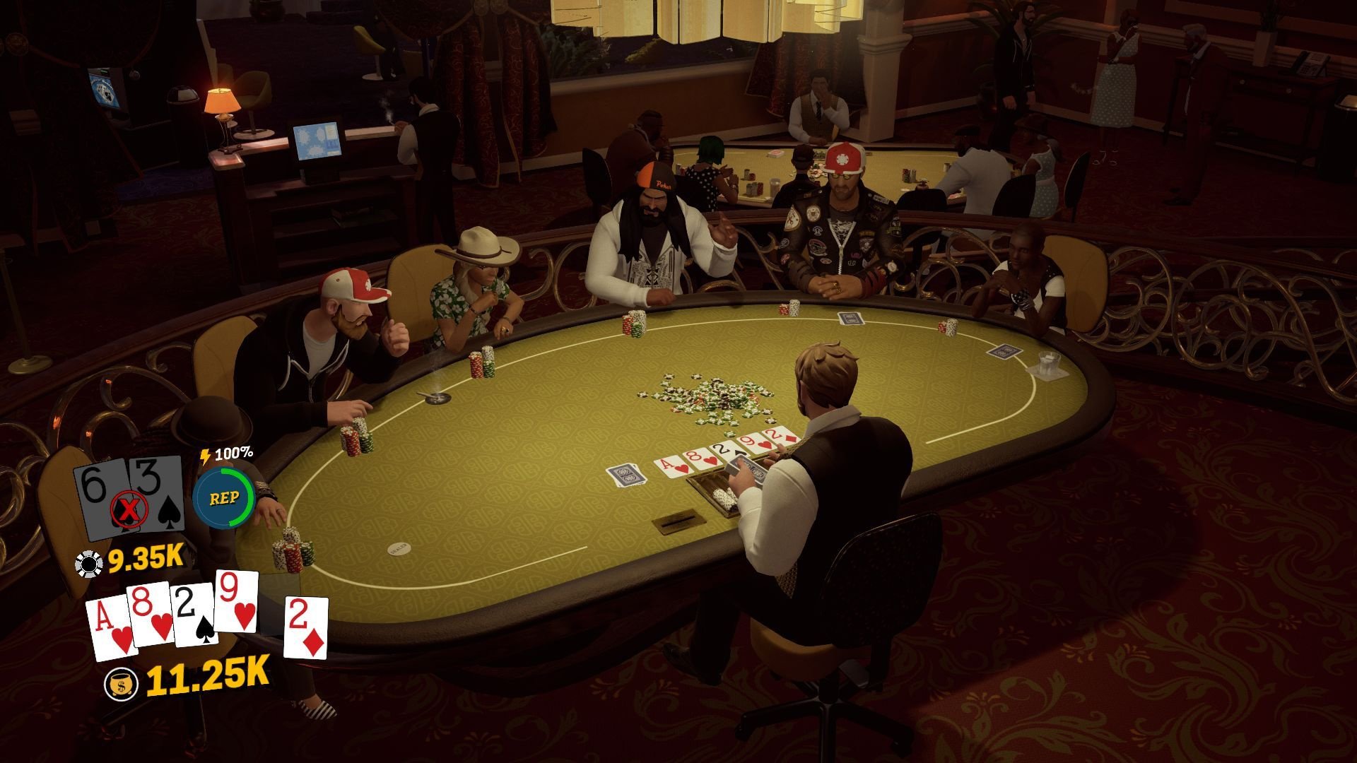 Push poker game