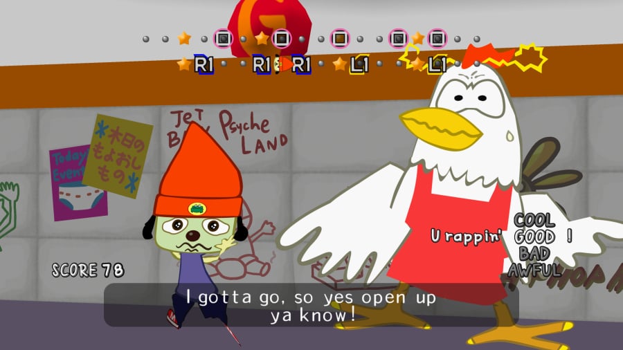 PaRappa the Rapper Remastered Review - Screenshot 1 of 3