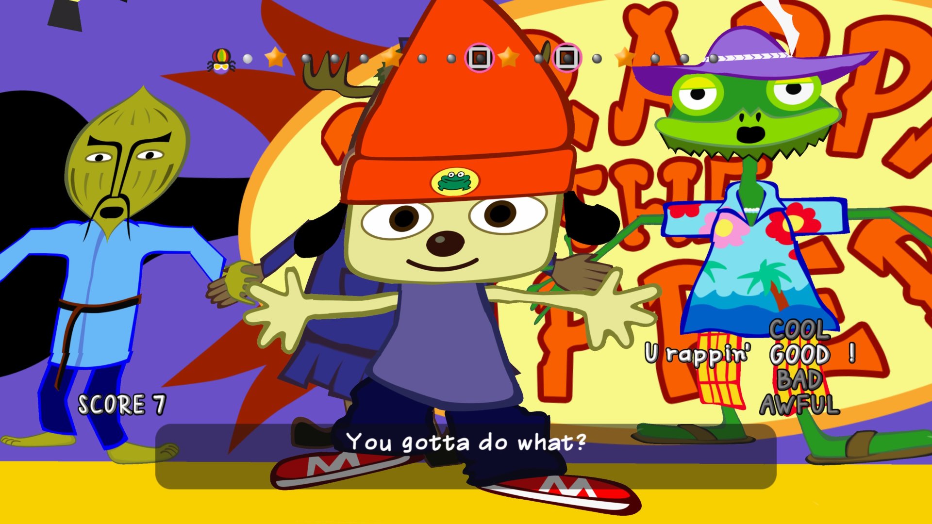 PaRappa The Rapper (Sony PlayStation, 1997) DISC ONLY - Rare PS1 PSOne