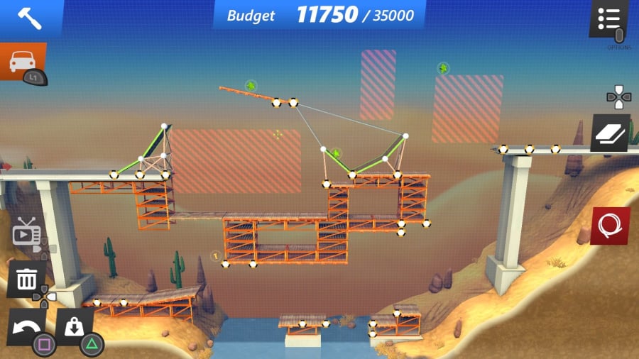 Bridge Constructor Stunts Review - Screenshot 2 of 3