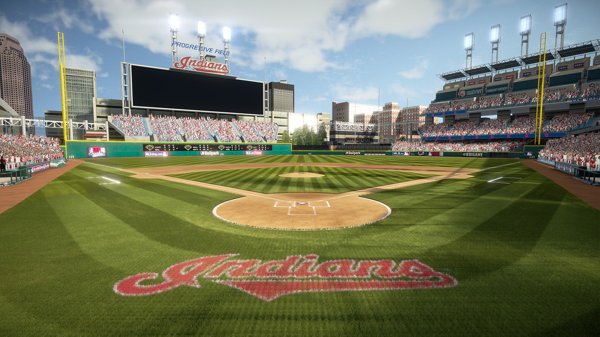 MLB Home Run Derby VR Patch Updates Dodger Stadium and Progressive Field   Operation Sports
